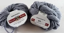 Northfield Valley Yarn Gray Haze 2 Skeins Merino Baby Alpaca Silk Peru 248 yds