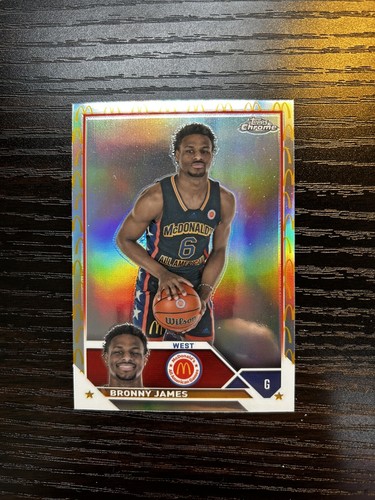 Bronny James [McDonald's AA Logo] #68 card