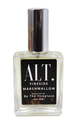 Alt Fragrances Fireside Marshmallow 2 oz Brand New Vibes Glass Bottle Unboxed