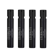4 x Eternity Calvin Klein Men Sample Eau De Toilette Spray Original Scent