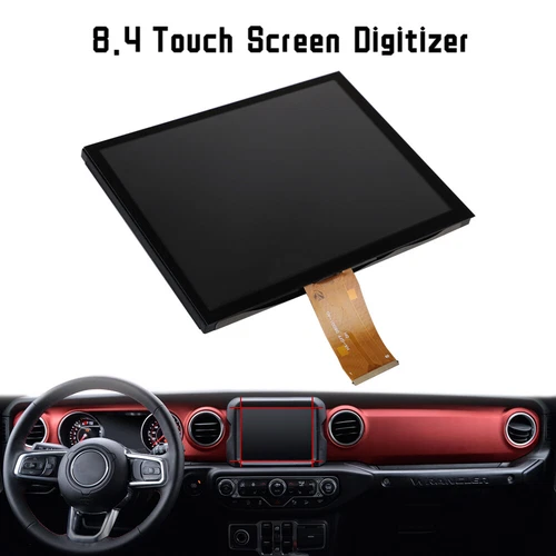 8.4" Uconnect 4C UAQ 17-22 Replacement LCD Display Touch Screen Radio Navigation - Picture 6 of 12