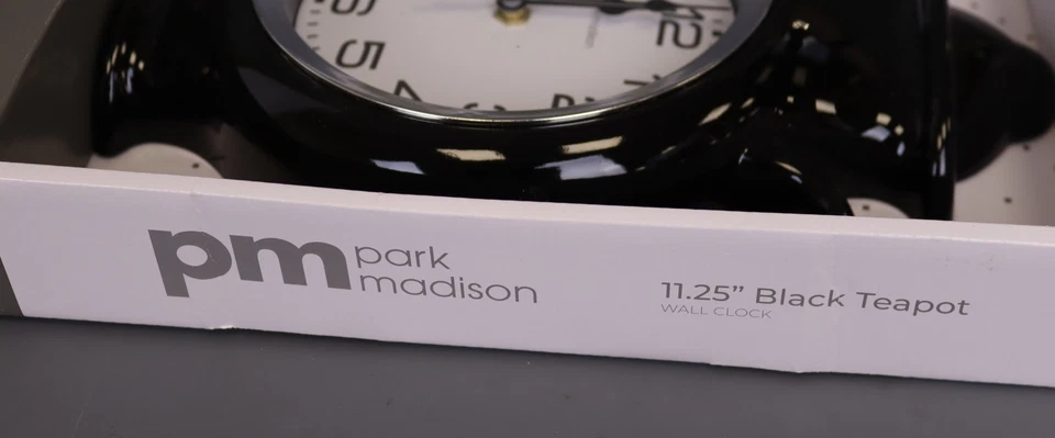 茶壶11英寸优质石英电池供电3D易于阅读 — 第 4/4 张图片