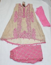 3pc Girls Kids Pakistani Indian fancy party wear with FREE BANGLES