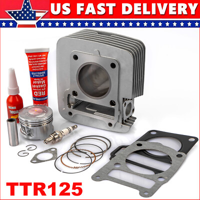 54mm Cylinder Piston Rings Top End Set Kit For Yamaha TTR125 TTR125E 2000-2005