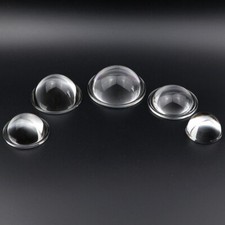12.5-28mm Dia Optional Optical Glass LED Convex Lens DIY Focusing Condenser Lens