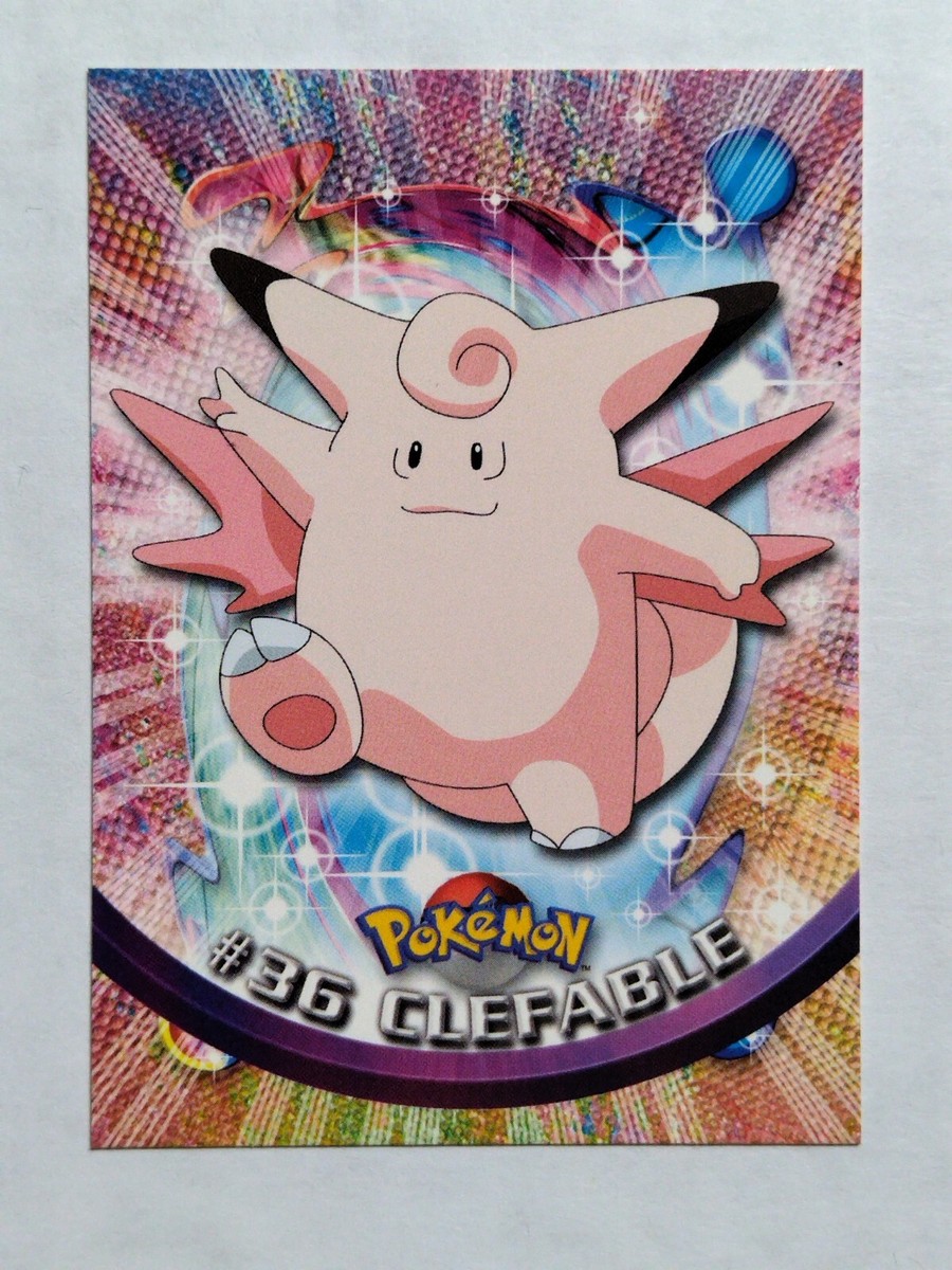 Clefable #36 Pokemon Topps TV Animation Edition Black Label | eBay