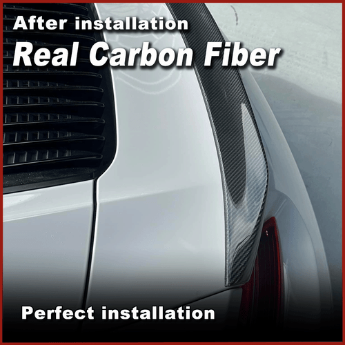 Fit For Porsche 911 991 2012-2018 REAL Carbon Rear Trunk Wing Boot Spoiler Lip  - Foto 7 di 13