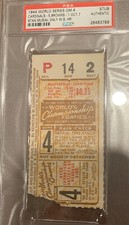 Psa Stan Musial Only Ws HR 1944 World Series Ticket  St Louis Cardinals Browns