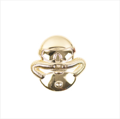 GENUINE U.S. MARINE CORPS BADGE: COMBATANT DIVERS - GOLD, REGULATION SIZE