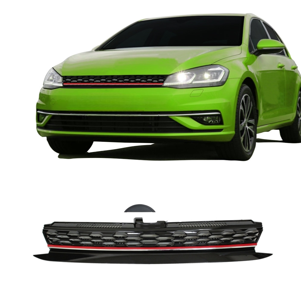 Calandre Golf 7 Facelift sans sigle pour corriger le style avant de votre auto