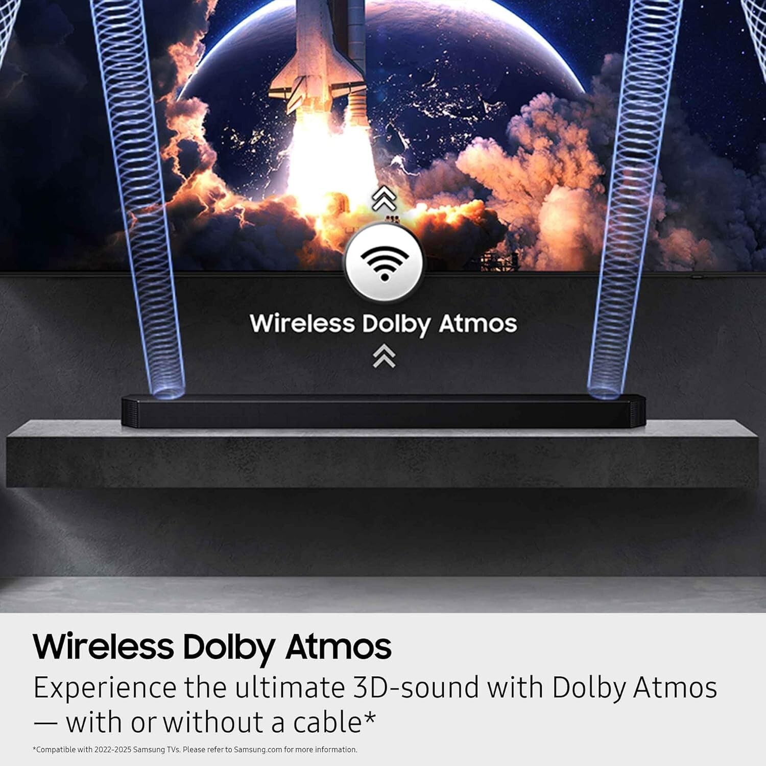 Samsung 5.1.2 Channel Q-Series Dolby Atmos Soundbar with Subwoofer *HWQ800F