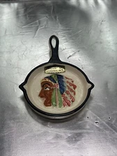 Hand Painted Mug Warmer Native American Chief Occupied Japan 6.25 X 4.25”