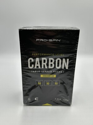 PRO SPIN Ping Pong Paddle Carbon Elite Table Tennis Racket Performance Level (2)