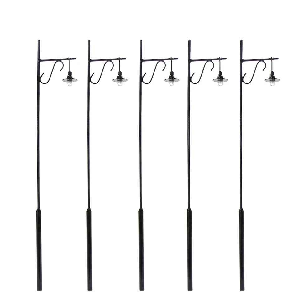 5 Stk. Spur 0 Modell Bahn Leuchte Lampen 168mm Bonsai Landschaftsbau Dekoration - Bild 2 von 4