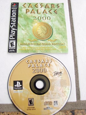Caesars Palace 2000: Millennium Gold Edition (PlayStation PS1) no case
