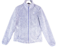The North Face Hybrid Jacket Cozy Fleece Full Zip Women's Size S/P Blue