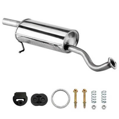 Replacement Stainless Steel Exhaust Rear Muffler for Honda CRV 2.4L 2007-2011