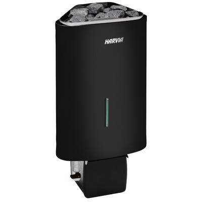 Harvia Delta Combi D29S 2,9 kW Black Saunaofen mit integriertem Verdampfer Schwa