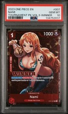 2023 ONE PIECE PROMO TOURNAMENT PACK VOL.3 WINNER #ST01-007 NAMI PSA 10