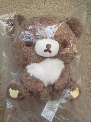 2009 Sitting Fuzzy Chairoikoguma Plush - Cafe Color Rilakkuma - San-X