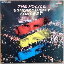 POLICE Laserdisc Synchronicity Live in Concert LD Sting PA-84-096