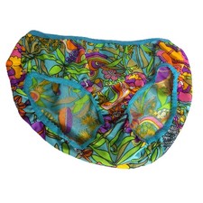 Vintage Leggs Psychedelic Bikini Panties Size 5 New