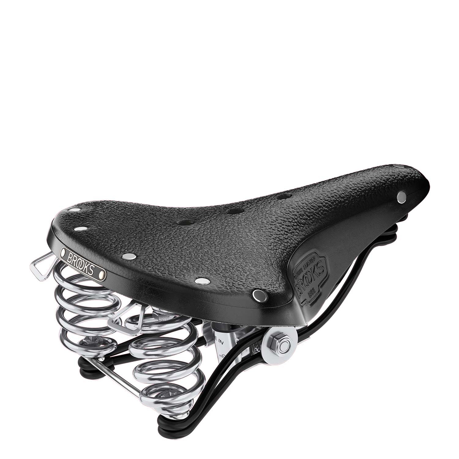 Selle vélo Brooks B66 noire pour trajets quotidiens et vélotaf serein