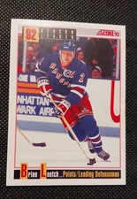 1992-93 Score - Season Leader Brian Leetch #416