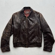 1950s Hercules Genuine Horsehide Sears Roebuck And Co Vintage Leather Jacket