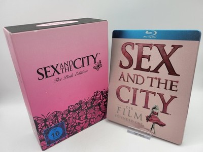 SEX AND THE CITY PINK EDITION DVD KOMPLETTE SERIE + FILM Blu-Ray Steelbook 