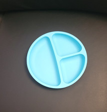 Wee Sprout Silicon Suction Plate for babies and toddlers - Skyblue