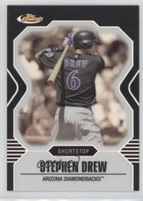 2007 Topps Finest Black Refractor 18/99 Stephen Drew #116 0l1