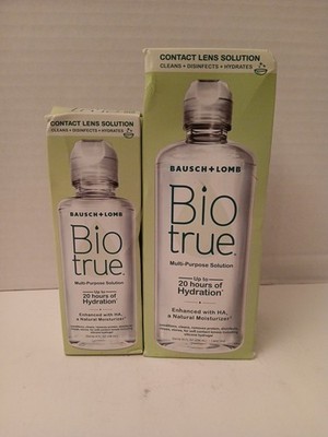 Biotrue Contact Lens Solution 10 fl oz & 4 fl oz EXP: 01/2028