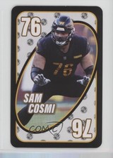 2024 Uno Fandom NFL Washington Commanders White Sam Cosmi #76 0c4