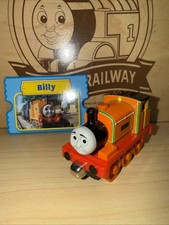 BILLY ! THOMAS FRIENDS TRAIN Diecast TAKE ALONG N PLAY ! 2007 Orange Buck Teeth