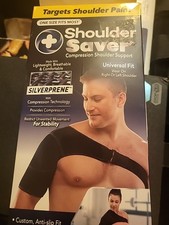 Shoulder Saver Compression Shoulder Support Universal Fit-One Size Fits Most New