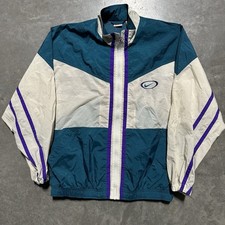 Vintage 90s Nike Multicolor Color Block Windbreaker Jacket Large Adult Unisex