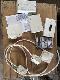 Drayton Lp722 Programmer Honeywell wireless thermostat & 3 other stats used