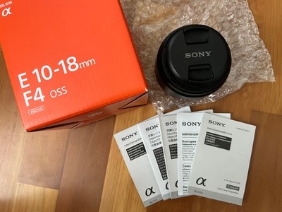 Sony SEL E 10-18mm F4 OSS Weitwinkel-Zoomobjektiv - Schwarz