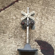 Model Railroad Crossing Signal Crossbuck w/ R...