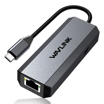 USB C to Ethernet Adapter 5Gbps/2.5 Gbps RJ45 Gigabit LAN Network Adapter 95W PD