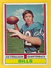 Joe Ferguson 1974 Topps Rookie Football Card #512 - Buffalo Bills Quarterback RC. rookie card picture