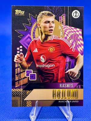 2024-25 Topps X Walkertkl UEFA Gold Rasmus Hojlund Current Stars