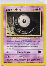 Unown [U] Unlimited Uncommon Neo Discovery 51/75 NM on eBay