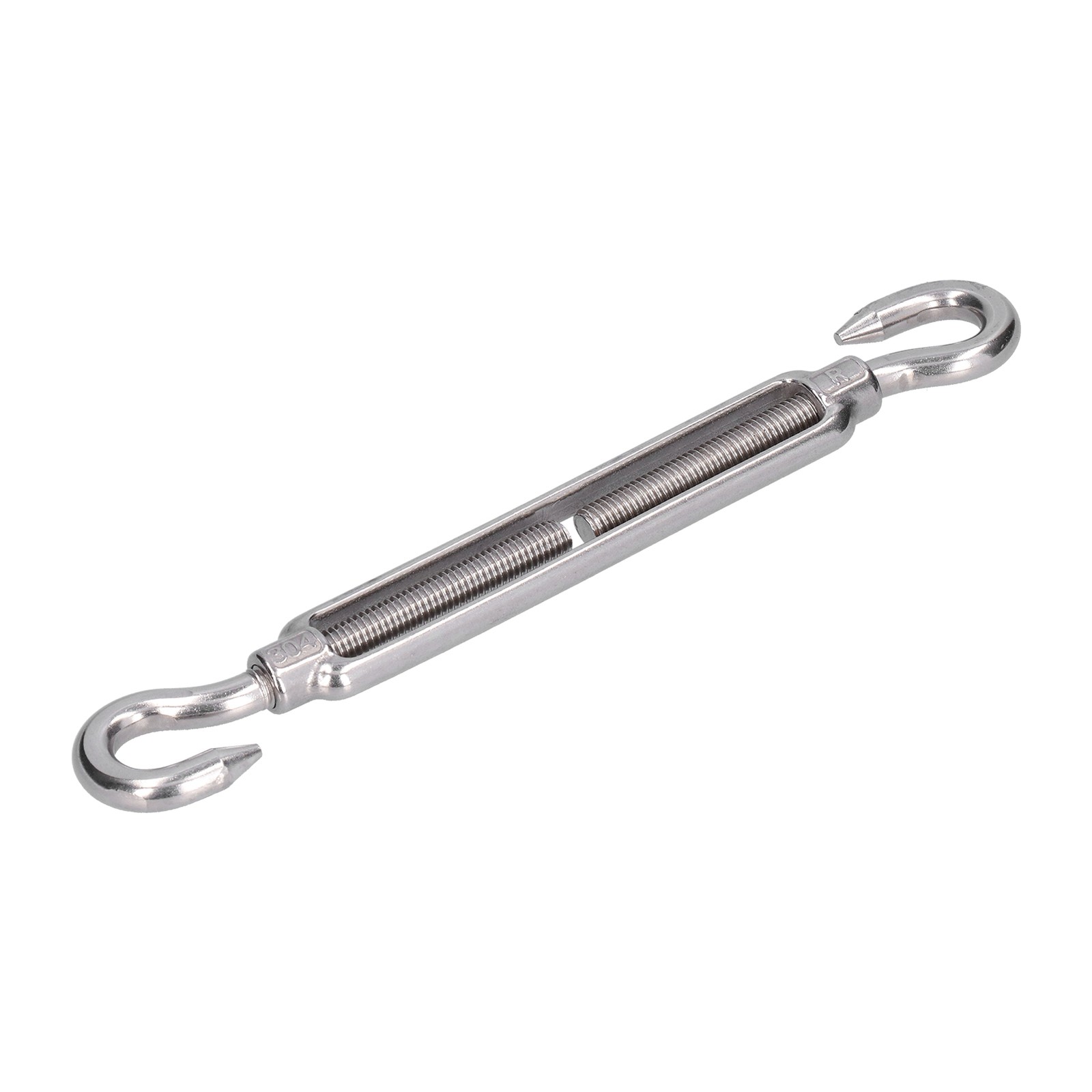 5x Turnbuckle Hook And Hook Wire Rope Tension 304 Stainless Steel Shade Sail
