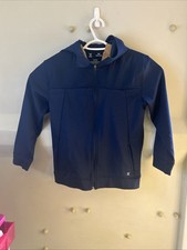 Boys Xersion Blue Full Zip Fleece Lined Hoodie. Size M 10-12 