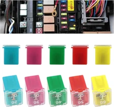 10PCS Box Shaped Fuse Kit,Durable Fuses Automotive Kit (20A,30A,40A,50A,60A-2 of