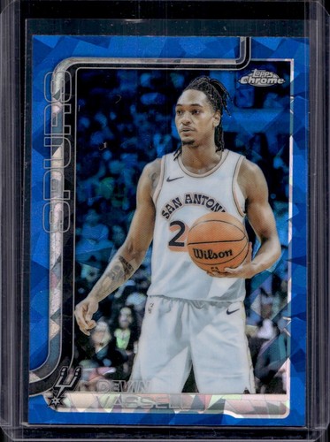 Devin Vassell – 2025-26 Topps Chrome Basketball Sapphire · Base Cards III #202 Devin Vassell