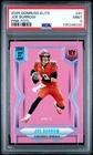 2025 Donruss Elite Football FOTL Pink Joe Burrow #81 PSA 9