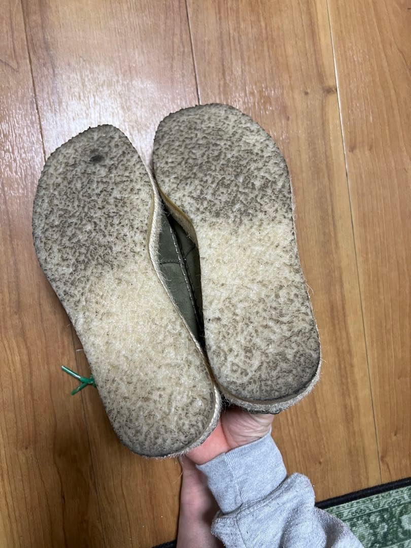 Clarks Originals Pompeii Cactus Suede Men’s Sneakers Gray US 8 UK 7.5 Near... image 7